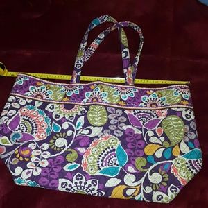 VERA BRADLEY TOTE PLUM CRAZY